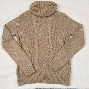 Denver Hayes Women's Tan Turtleneck Sweater